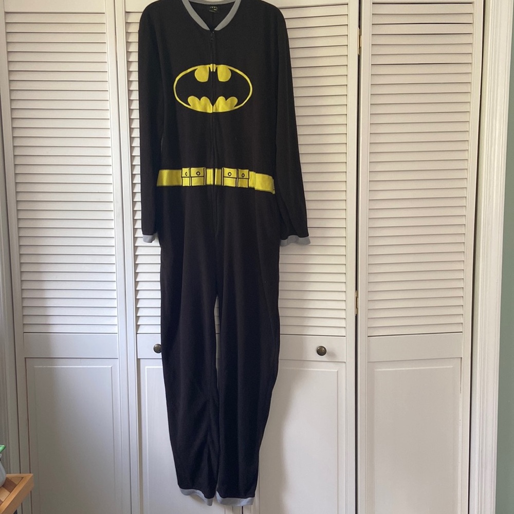 Fleece Batman Onesie